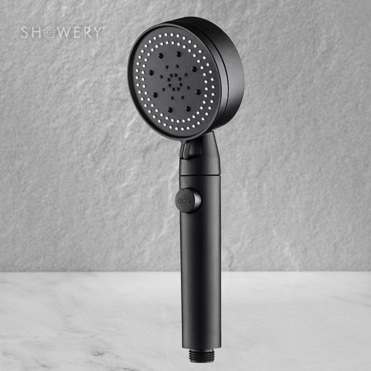 Showery® 5 Modes High Pressure Shower Head - Black16Showery UK