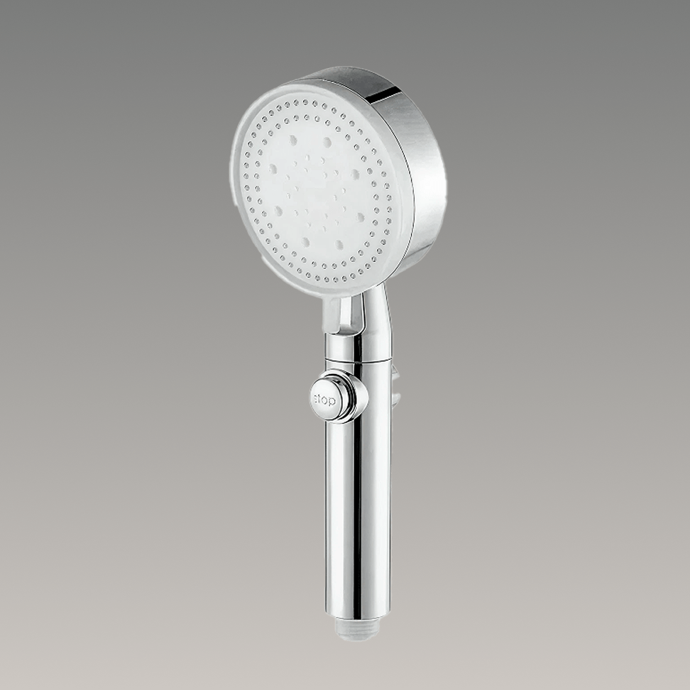 Showery® 5 Modes High Pressure Shower Head - Black21Showery UK