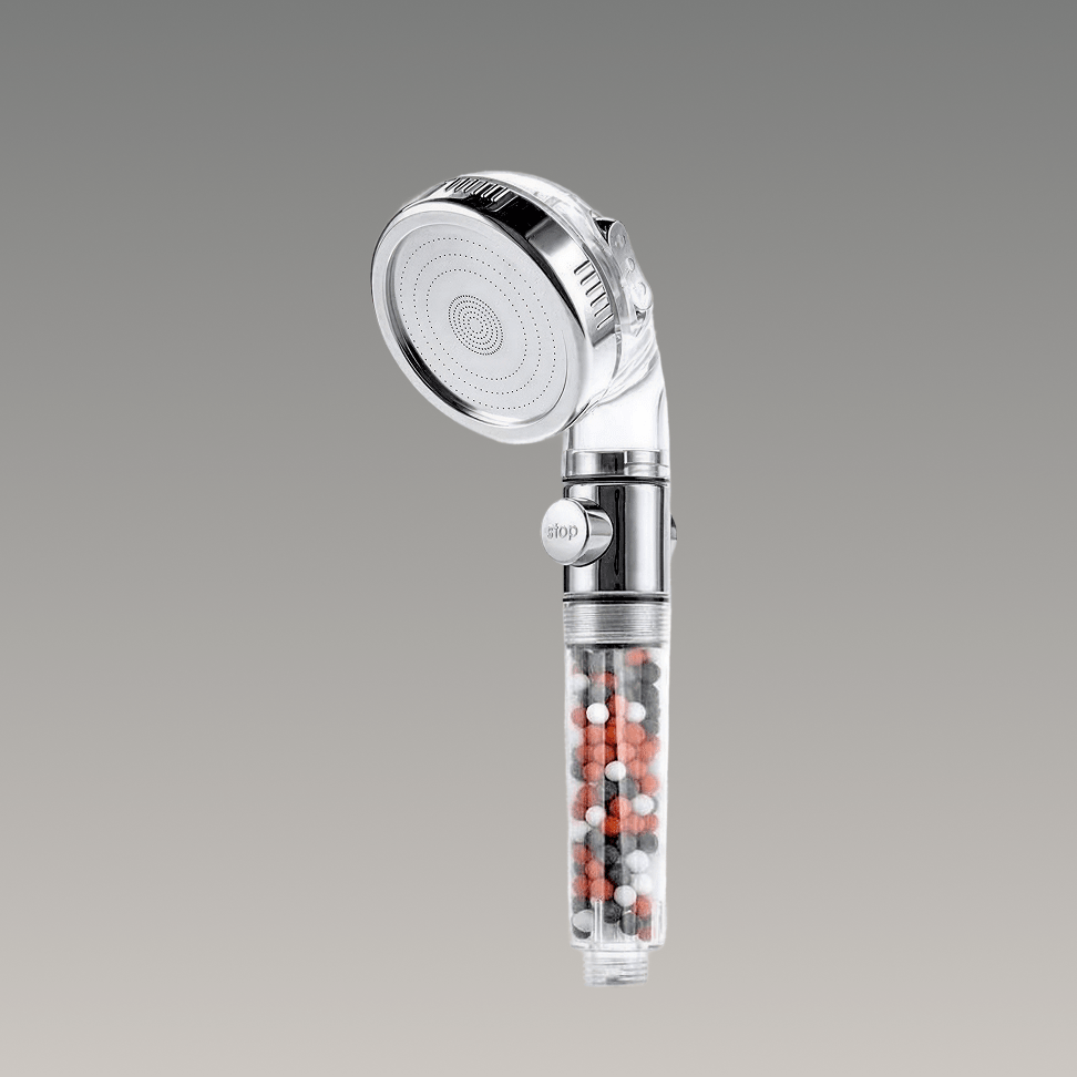 Showery® Eco - Flow: High Pressure Shower Head With Water Softening Filter1Showery UK