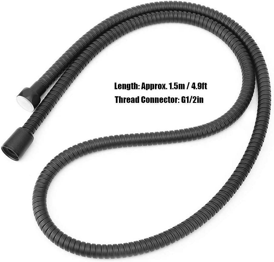 Showery® Black Stainless Steel Shower Hose 1.5m2Showery UK