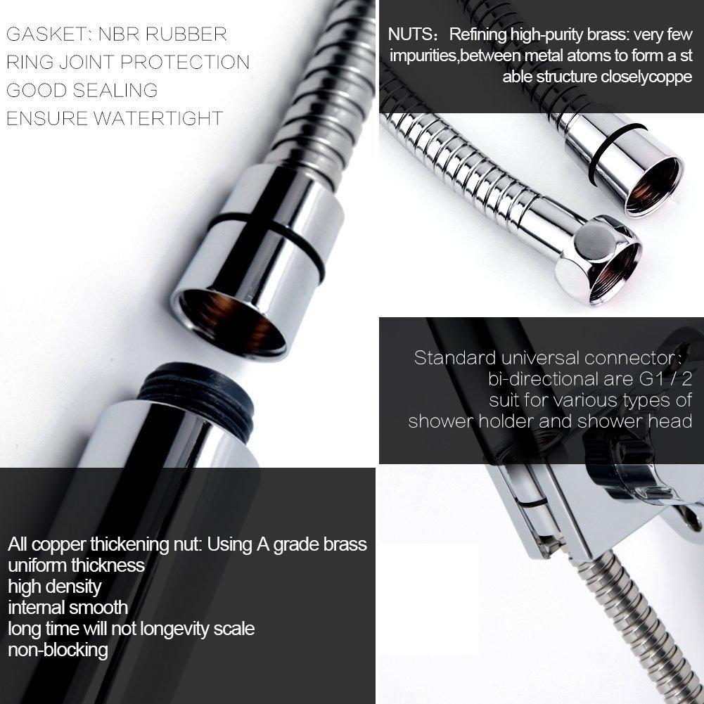 Showery® Universal Stainless Steel Shower Hose3Showery UK