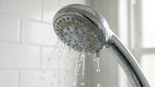 Shower head losing pressure over time