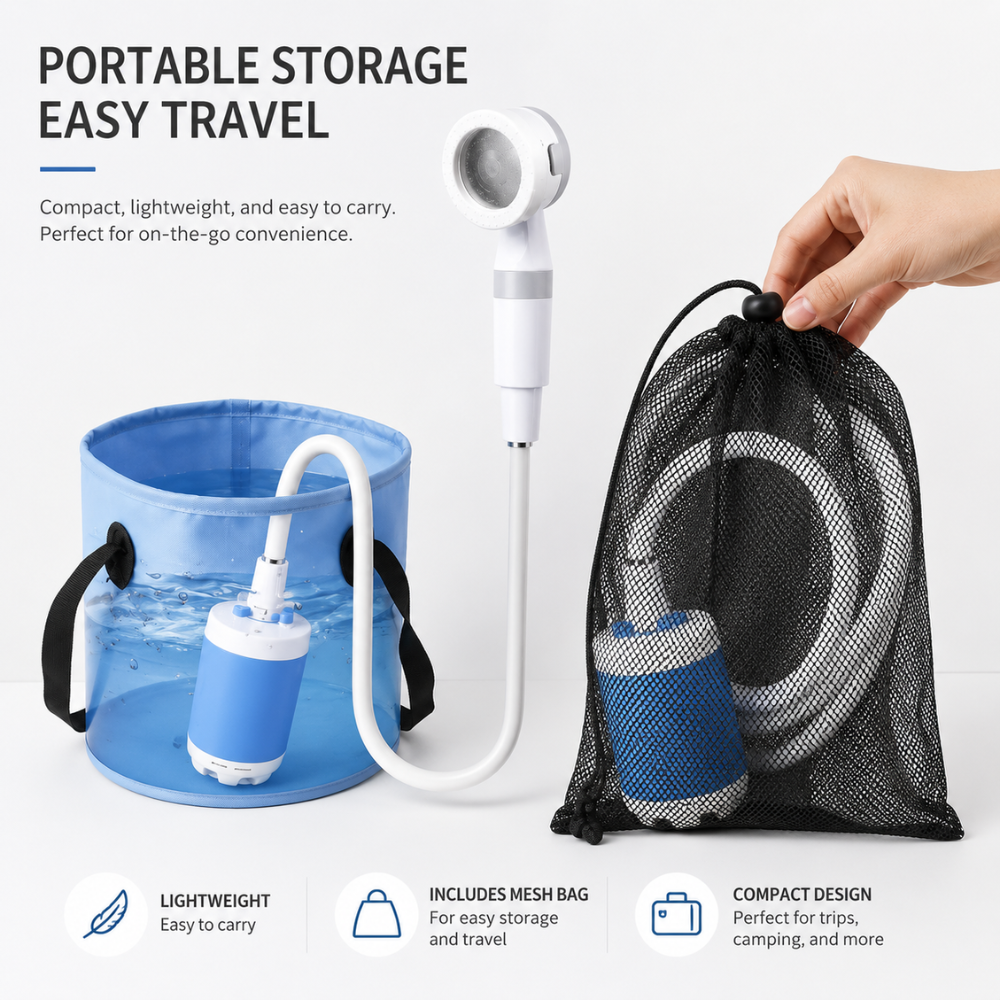 Showery® Portable Power Shower