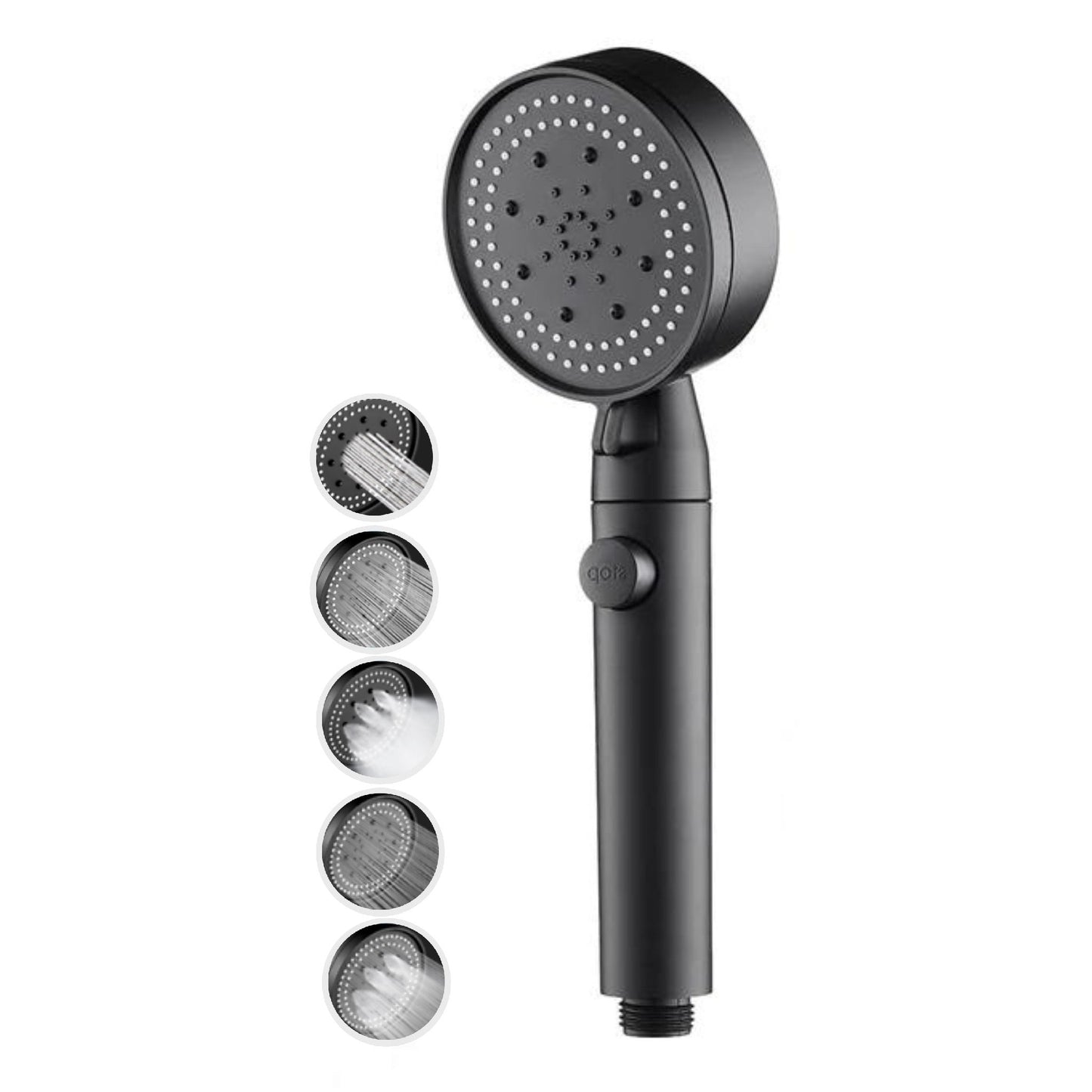 Showery® 5 Mode High Pressure Shower Head - Chrome/Silver4Showery UK