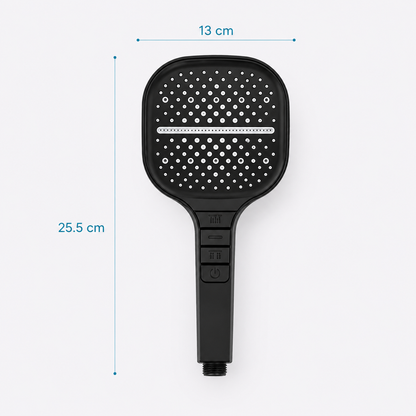 Showery® 7 Mode Water Saving Piano Shower Head