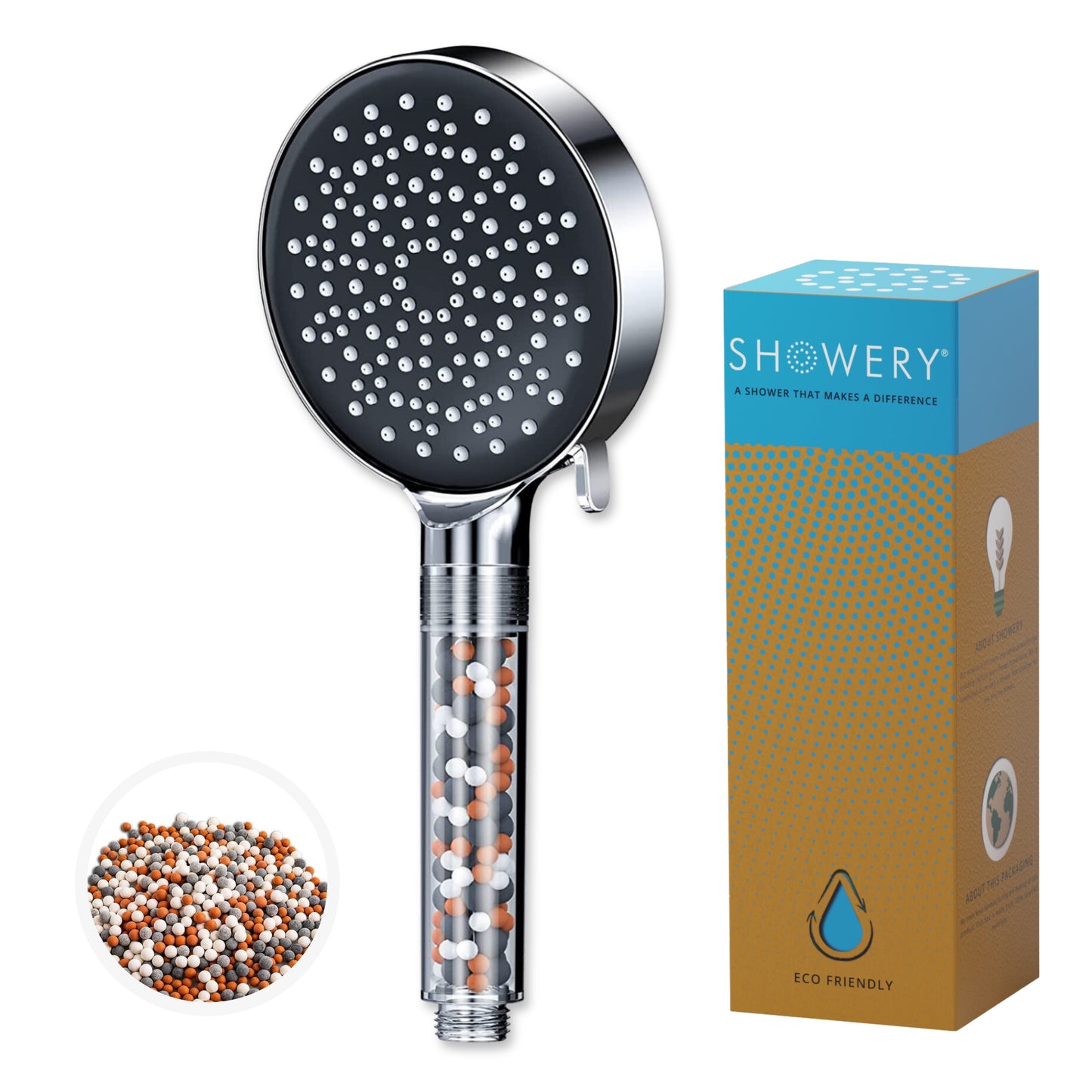 Showery® EcoFlow 2.0 - Best Shower Head For Low Water Pressure2Showery UK