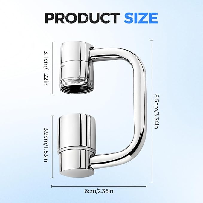 AquaFlex — Dual - Mode 360° Faucet Adapter4Showery Uk