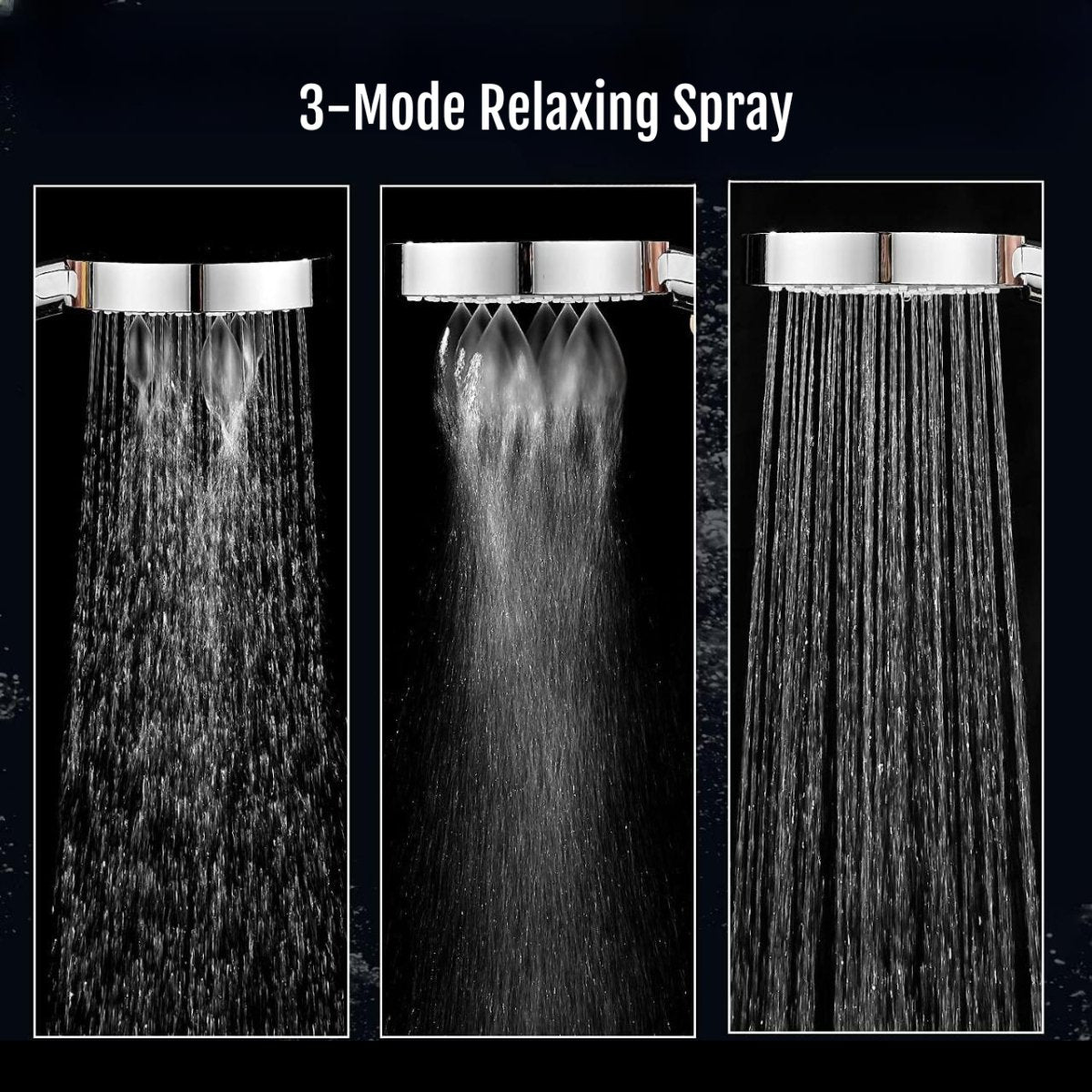 Showery® 3 - Mode Relaxing Spa Shower Head5Showery UK