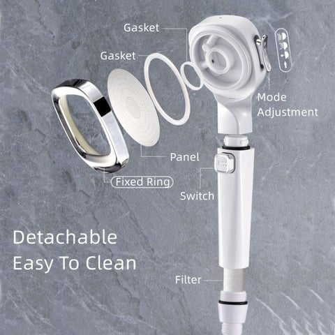 Showery® 4 in 1 High Pressure Shower Head10Showery UK