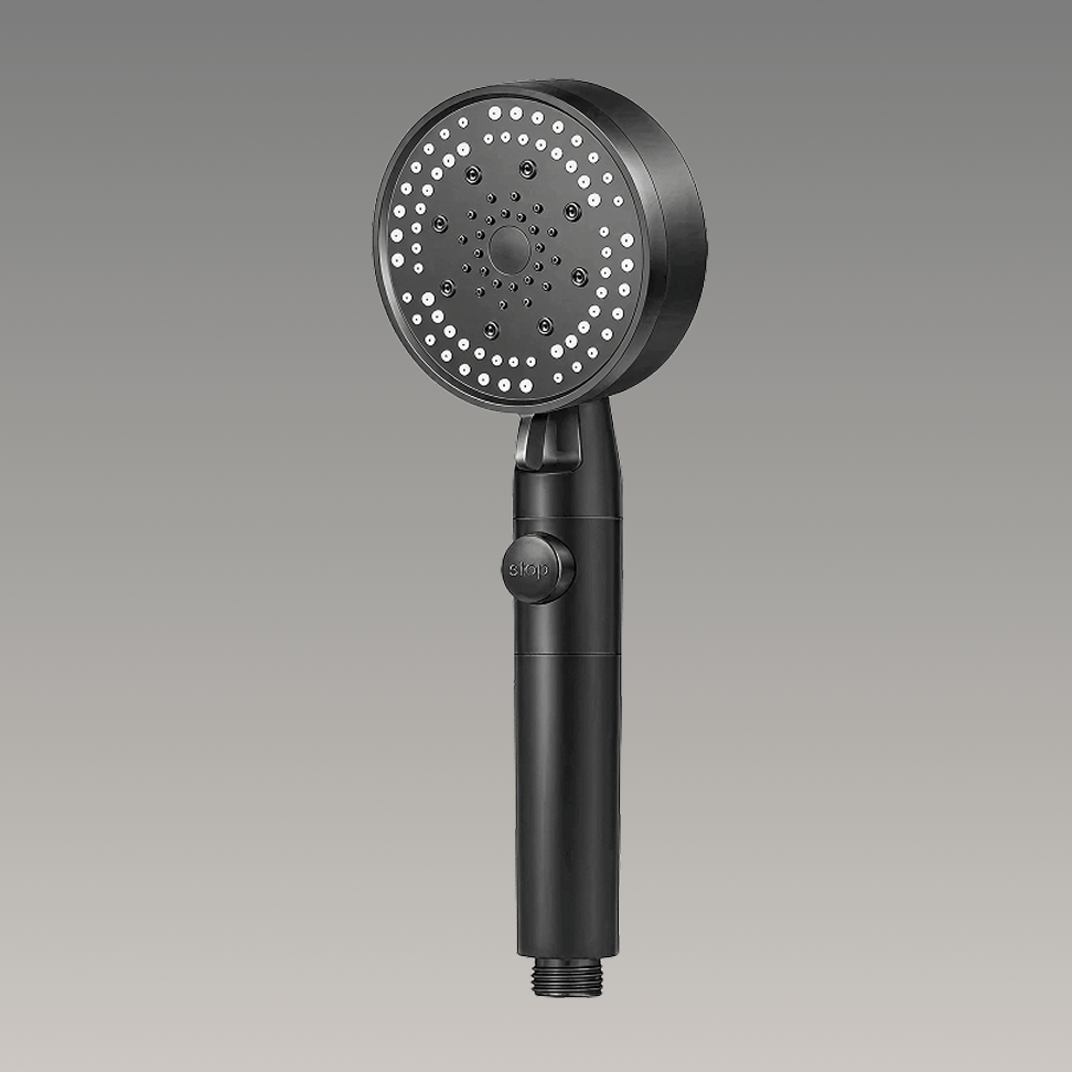 Showery® 5 Modes High Pressure Shower Head - Black1Showery UK