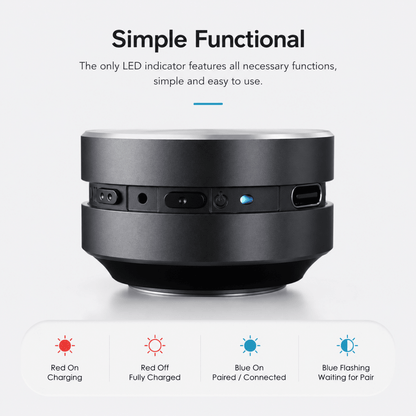 Showery® Beat 2.0 Waterproof Bluetooth Bathroom & Shower Speaker5Showery UK
