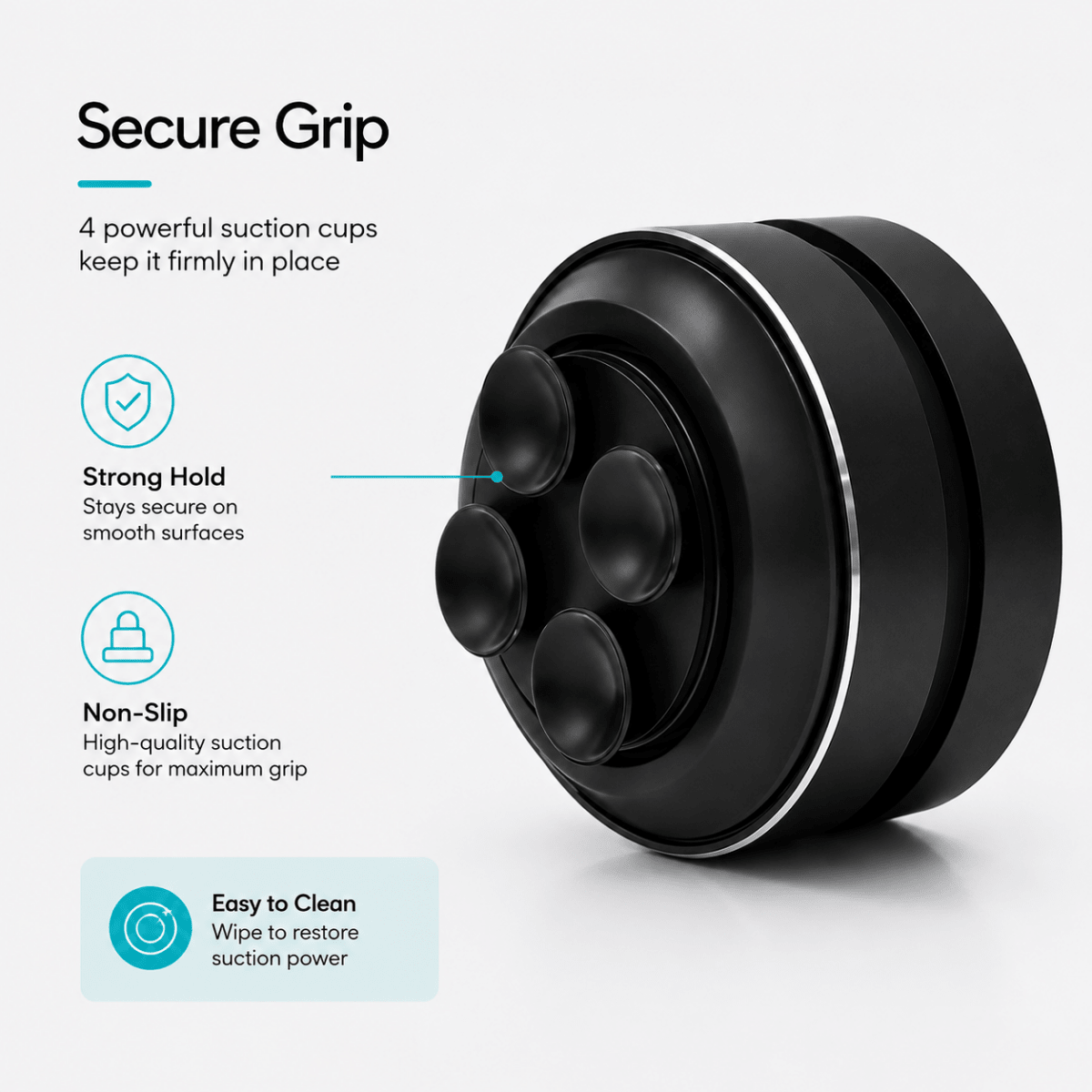 Showery® Beat 2.0 Waterproof Bluetooth Bathroom & Shower Speaker9Showery UK