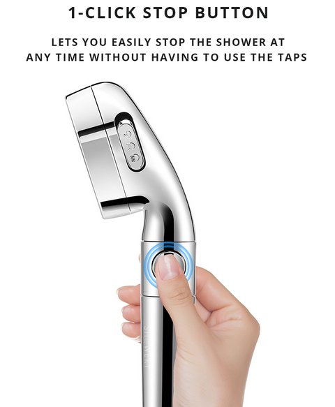 Showery® Eco Boost: Eco-Friendly Shower Head – Showery UK