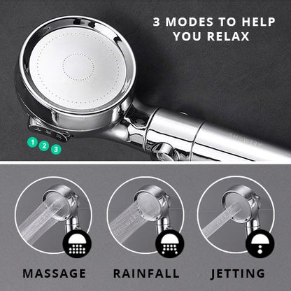 Showery® Eco Boost: Water Pressure Boosting Eco - Friendly Shower Head9Showery UK