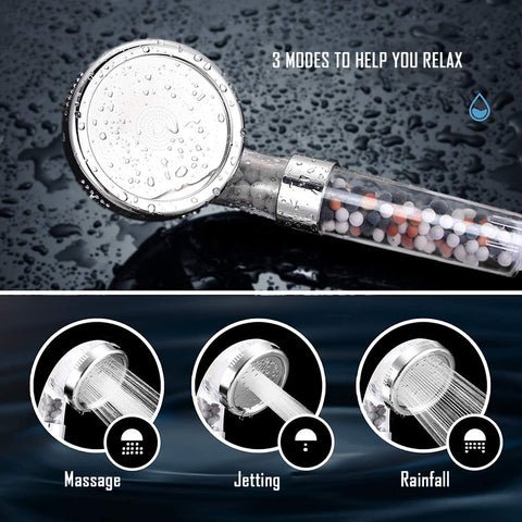 Showery® EcoFlow - Water Saving & Softening Shower Head6Showery UK