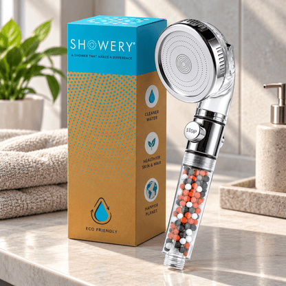 Showery® EcoFlow - Water Saving & Softening Shower Head1Showery UK
