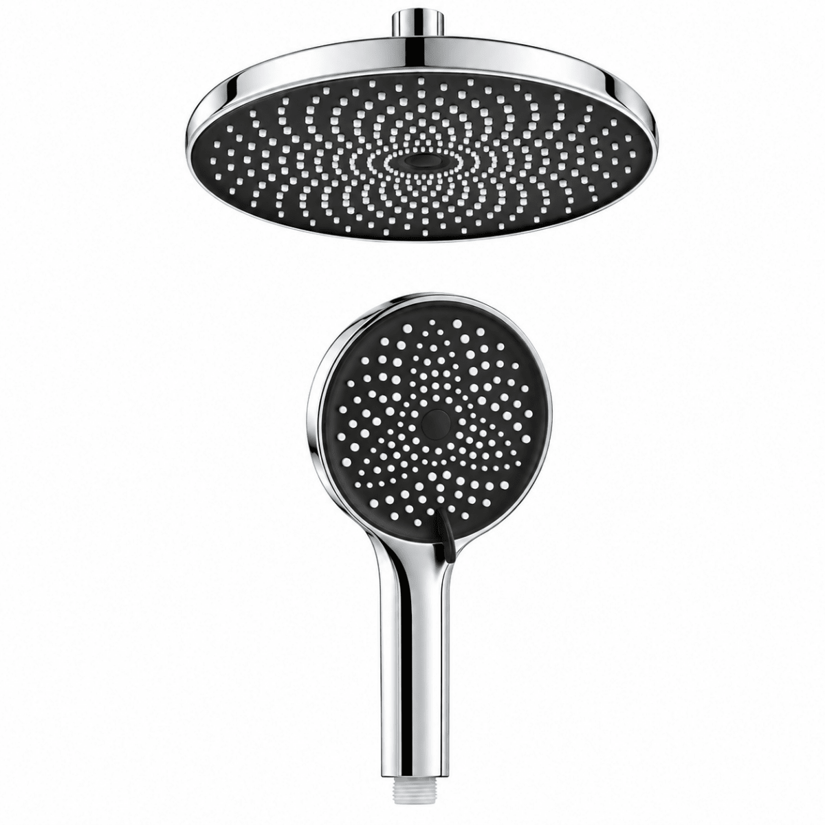 Showery® EcoPulse Rainfall Overhead and Handheld Shower Heads: High-Pressure & Water Saving7Showery UK