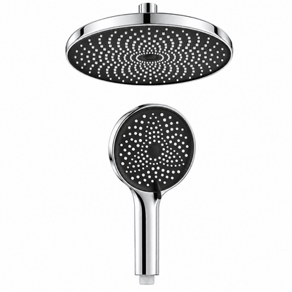 Showery® EcoPulse Rainfall Overhead and Handheld Shower Heads: High-Pressure & Water Saving7Showery UK