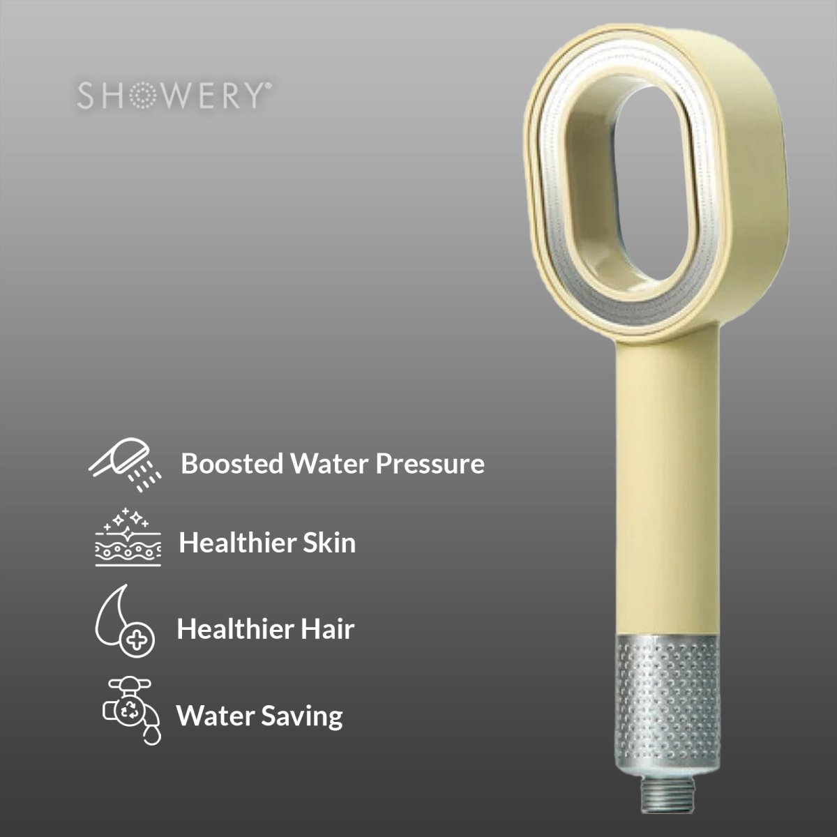 Showery® Halo Premium Filtered Shower Head7Showery UK