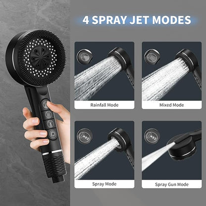 Showery® HydroBoost 4 Mode High Pressure Showerhead3Showery UK