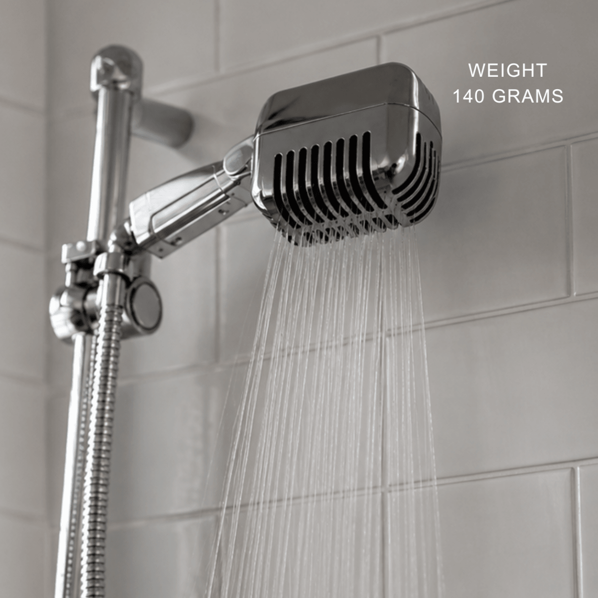 Showery® Microphone High Pressure Shower Head2Showery UK