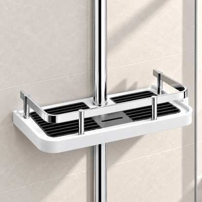 Showery® No Drill Shower Caddy - Effortless Shower Rail Installation12Showery UK