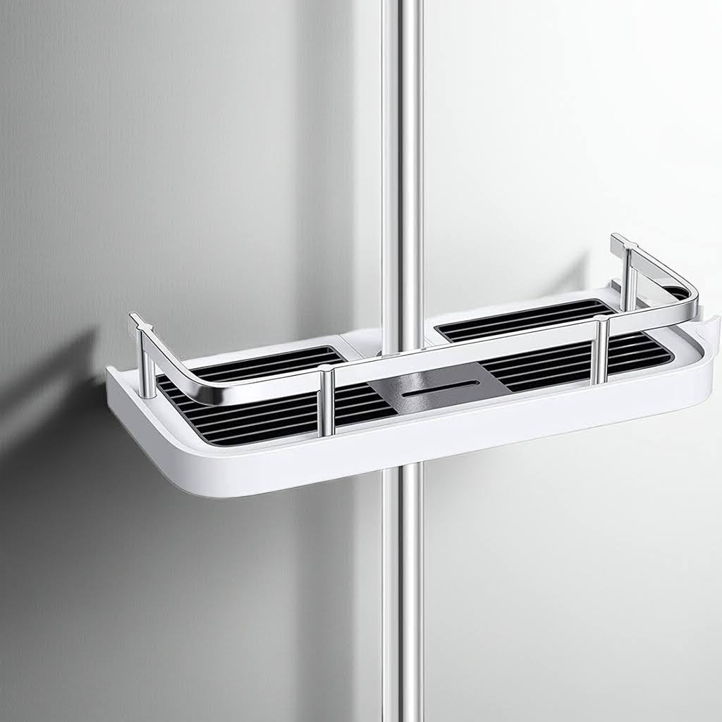 Showery® No Drill Shower Caddy - Effortless Shower Rail Installation1Showery UK