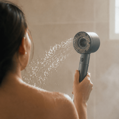 Showery® Pure Stream Pressure Boosting & Water Softening Shower Head2Showery UK