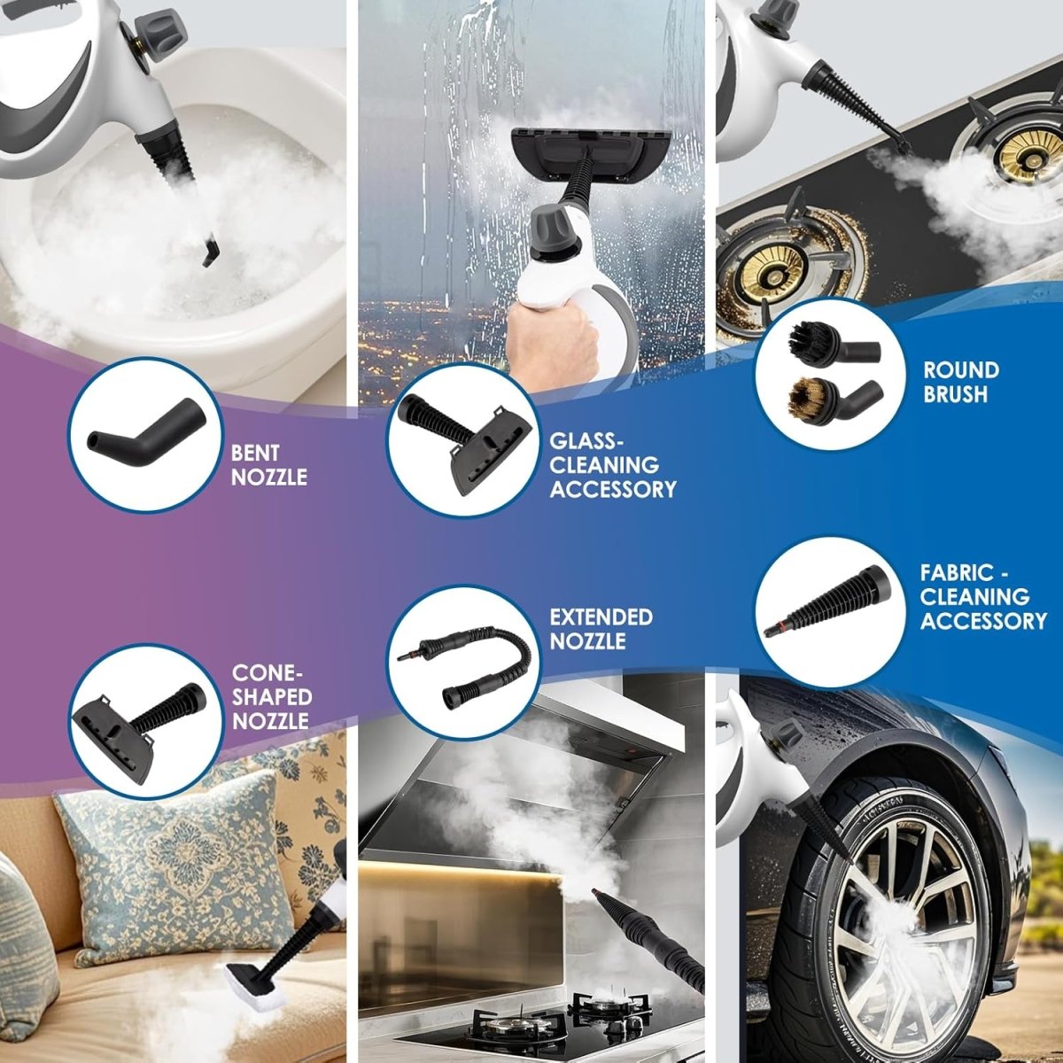 Showery® Steam Pro – Professional Handheld Steam Cleaner2Showery UK