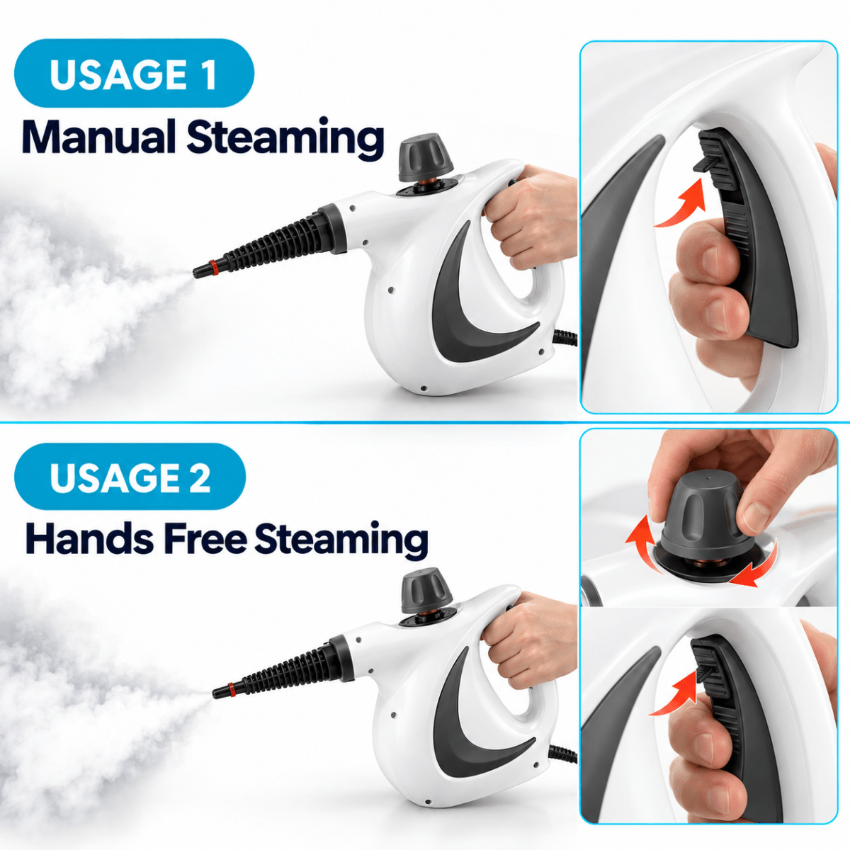 Showery® Steam Pro – Professional Handheld Steam Cleaner4Showery UK