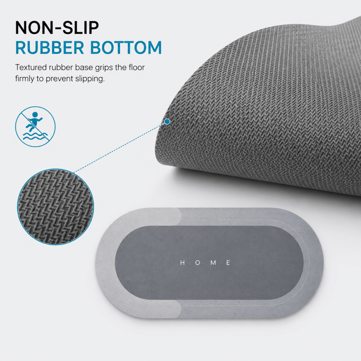 Showery® Super Non Slip Bath Mat9Showery UK