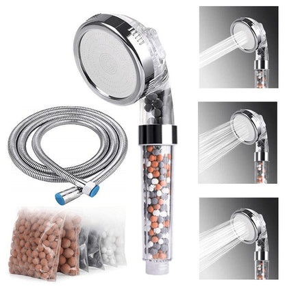 Showery® 3 Mode High Pressure & Water Softening Shower Head8Showery UK