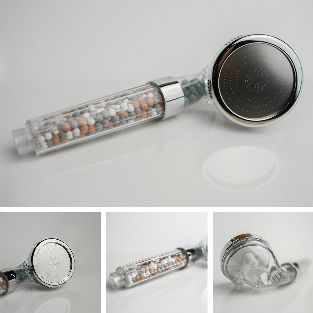 Showery® 3 Mode High Pressure & Water Softening Shower Head6Showery UK