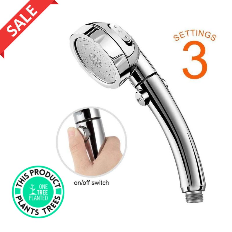 3in1 High Pressure Showerhead4Showery UK