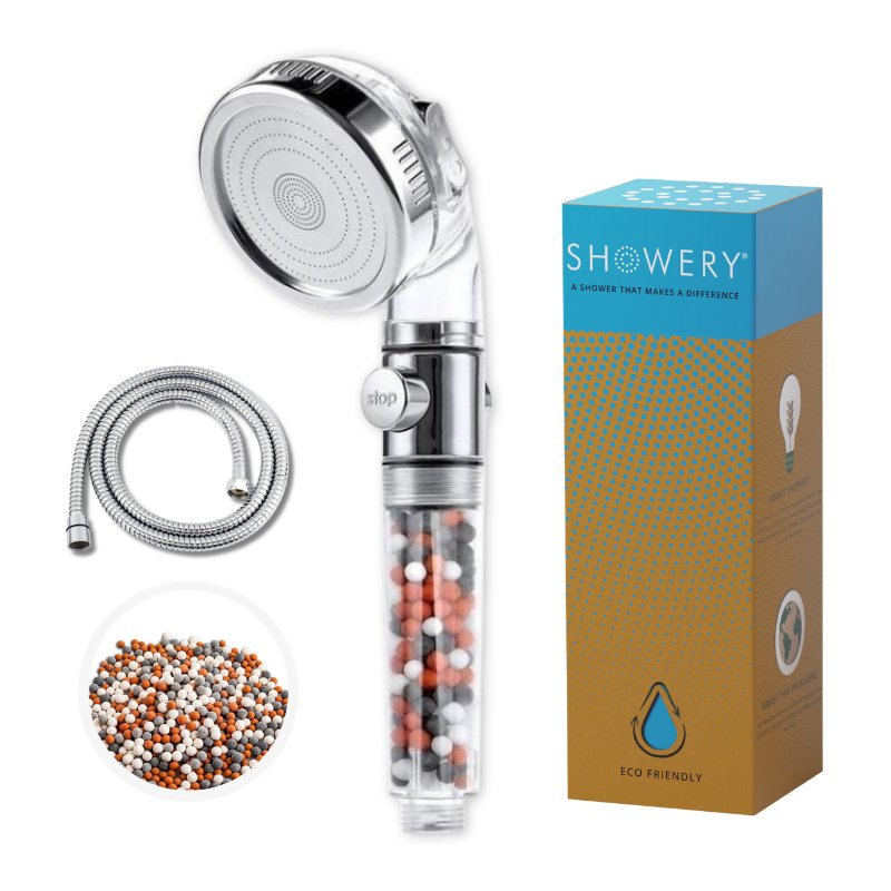 Showery® EcoFlow - Water Saving & Softening Shower Head5Showery UK