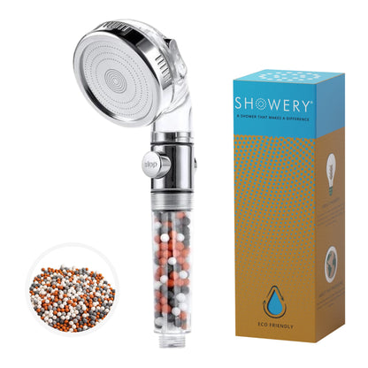 Showery® EcoFlow - Water Saving & Softening Shower Head4Showery UK